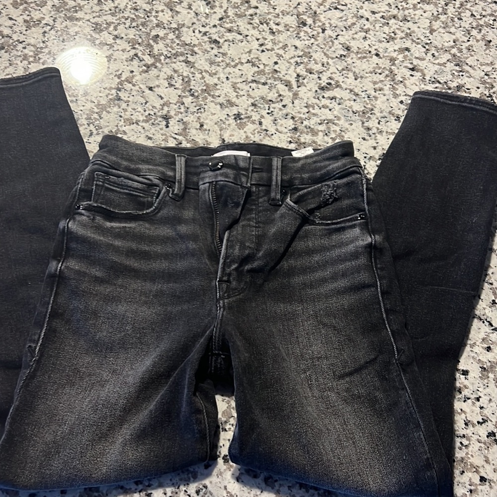 Good American black skinny jeans never worn just took tags off